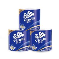 维达 蓝色经典卫生纸 V4069 四层 138×100mm 140g×10卷 有芯卷纸 有芯卷筒纸 小卷纸 卷筒纸