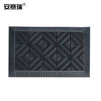 安赛瑞 室外镂空除尘地垫 EVA拼接除尘地垫 拼接式刮泥防滑脚垫 灰色75×150×2.5cm 23385