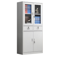 潮门圣地 文件柜铁皮柜办公柜钢制资料储物档案柜 850*390*1800(单位:组)