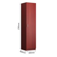 臻远 ZY-MZYG-11 简约木质小型单开门衣柜 柚木色C款单门1700*400*400(个)