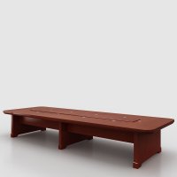 臻远ZY-QTZ-15办公家具油漆会议桌长桌接待洽谈桌大型会议台桌4.5米