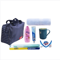 唐聚7件套 旅行洗漱包套装(B)洗护用品蓝色 (单位:套)