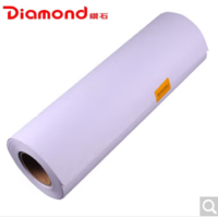 钻石(Diamond)大幅面打印机打印纸 CAD打印制图纸 白色 914mm*50米 (单位:卷)