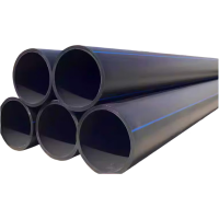 联塑 dn200*7.7 给水管直管PE冷热水管加厚热熔自来水管0.6mpa-6米/根 单位:米