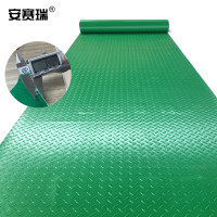 安赛瑞 牛津防滑地垫0.9×15m PVC 绿色 23975