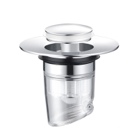 安赛瑞 面盆下水器 按压式过滤弹跳芯 洗手盆塞子34到40mm孔径5D00342