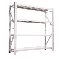 共泰 货架 仓储置物架 仓库库房展示架 超市架子 白色 中型 200cm*50cm*200cm 四层主架200kg/层