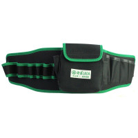 老A LA212806 工具腰包加厚牛津维修挂包收纳包双层工具包绿黑色