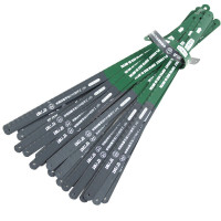 老A LA114018 锯条12寸高速钢钢锯条钢锯架钢锯弓手工锯子木工锯配套单根锯条18齿10条装