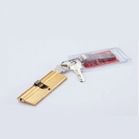 好汉 AB级通用型叶片室内木门双开纯铜防盗门锁芯 AB90偏32.5mm+57.5mm