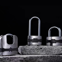 好汉 不锈钢通开型挂锁通用锁具大门锁柜门锁家用宿舍门锁叶片挂锁 40BB (起订量1把)