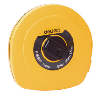 得力工具 DL9830 盒式皮卷尺 测量尺 耐磨伸缩尺 盒尺 木工尺 30M