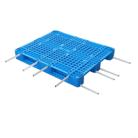 欧曼 川字网格塑料托盘定制塑料托盘1200*1000*150mm 动载1T静载4T 货架载1T内加八根钢管