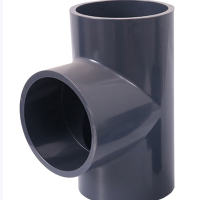 三佑 PVC给排水管顺水三通接头 HG0509 DN50