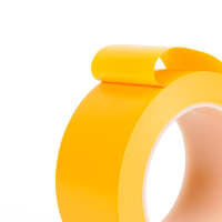 冰禹黄色标识PVC警示胶带安全线斑马线警戒带地面保护膜胶带加厚耐磨地板胶带2cm(单位:卷)