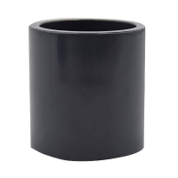 三佑 DN65 PVC管件 UPVC给排水管直接75 管箍直通接头深灰色一只