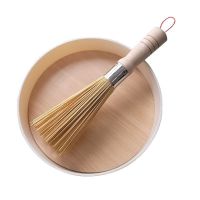 家佳恒美 木柄竹刷 老式竹锅刷厨房专用刷子刷锅神器洗锅竹刷1只装