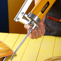 得力900CC高压手动省力黄油枪牛油枪 把