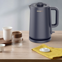 Joyoung九阳K17FD-W6310 热水壶烧水壶电水壶1.7L无缝内胆双层锁温防烫家用电热水壶