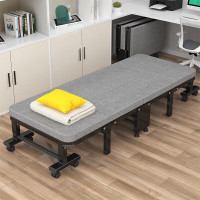 古睿德 宽600mm折叠床躺椅午休床陪护床硬板床单人四折床