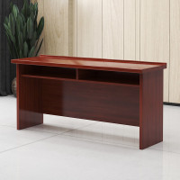 古睿德1400mm 双人会议桌培训桌油漆桌贴木皮长条桌会议室听讲桌 直腿单桌