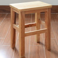古睿德 单人凳实木方凳高板凳家用凳子商用凳工厂坐凳高脚凳饮食店凳登高凳