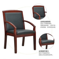 海艾珈 有扶手实木办公椅中式礼堂椅会议老板洽谈椅