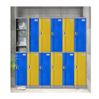 中伟 更衣柜塑料储物柜浴室员工ABS更衣柜存包柜组合4门(高1940*宽764*深350mm)
