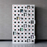 古睿德 手机存放柜手机保管柜保管箱学校单位工厂电子产品存放柜 60门