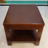 東業家具 方形桌面茶几 边桌橡木600*600mm DY-CJ18