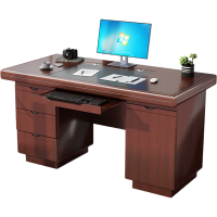 東業家具 办公桌主管桌员工桌经理桌老板桌家用油漆电脑桌1400mm DY-BGZ9