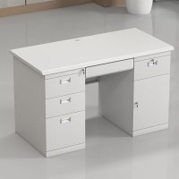 東業家具 工厂台面钢制办公桌工作室柜车间工作台1400mm DY-BGZ7