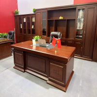 東業家具 办公桌老板桌班台2200mm DY-BGZ27