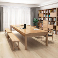 東業家具 客厅大书桌多人学习桌休闲区长桌工作台会议桌2000mm DY-HYZ17