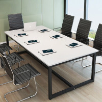 東業家具 简易会议桌办公桌办公室会议桌长方形2400mm DY-HYZ22