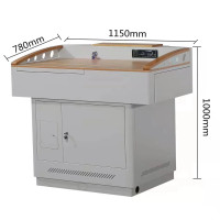 東業家具智能媒体演讲台多功能翻转设计教师专用演讲桌DYJJ-YJT01