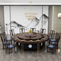 東業家具 电动转盘餐桌直径2米 适用12-14人位(单桌子)DYJJ-CZ01