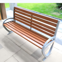 東業家具 公园椅户外长椅防腐木商场座椅小区室外长条椅DY-GYY2