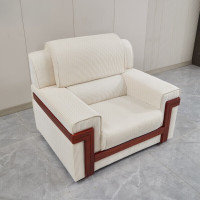 東業家具 会议沙发中式布艺贵宾办公沙发单人位 DY-SF1