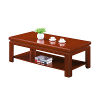 臻远ZY051310长茶几实木贴皮茶几沙发配套茶几1.4米