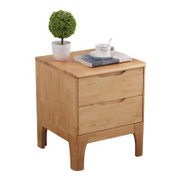 臻远实木床头柜,ZY-CTGLY-10 现代简约橡胶木柜宿舍家用卧室床头柜