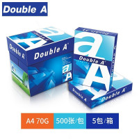 Double A A4复印纸打印纸单包500张办公用品整箱批发 A4/70g/5包(整箱)