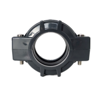 三佑 PVC-U管件 给排水管拷贝林沟槽式哈夫卡箍接头 DN65B