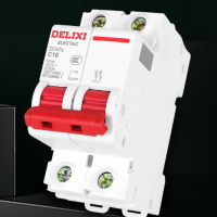 DELIXI/德力西DZ47系列微型断路器DZ47sC型2P 10A 1个