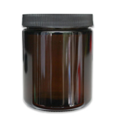 古睿德土壤采样瓶 玻璃取样瓶 样品瓶 棕色含盖垫 1000ml 5个装