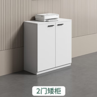 潮门圣地 文件柜矮柜地柜储物柜木质置物矮柜双门600mmX1000mmX400mm办公室隔断茶水柜