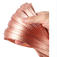 捷诺立(JNL)N55325铜编织带接地线软铜线10平方跨接铜线扁导电带紫铜1米