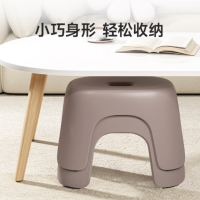 美丽雅 HC097575典雅矮凳 [弧形凳面] 客厅矮凳 颜色随机 1只