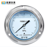 匡建仪表 不锈钢耐震压力表YN-100BFZ 0~60MPa M20*1.5