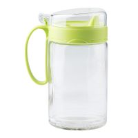 茶花6001玻璃油壶550ml(单位:个)绿色